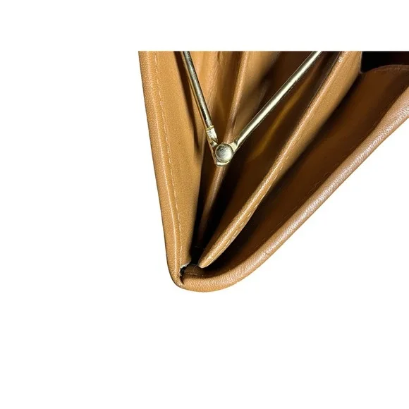 Celine Macadam Triomphe Wallet Brown Coated Canvas Vintage M10 Made in Italy - Picture 6 of 11